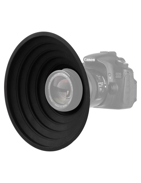 Funda de Lente Easy Hood Silicona 70-90mm Anti-reflejo Funda de Lente Easy Hood Silicona 70-90mm Anti-reflejo
