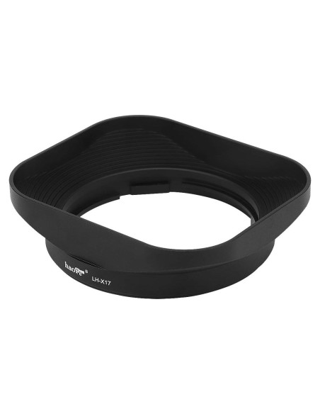 Capucha de Lente Metálica Cuadrada Haoge LH-X17 para Fujifilm XF 16mm Capucha de Lente Metálica Cuadrada Haoge LH-X17 para Fujifilm XF 16mm