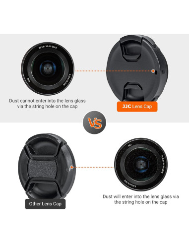 Tapa de Lente Frontal JJC 95mm - 2 Pack con Fundas