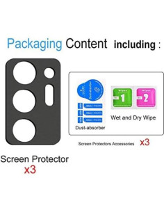Protector de Lente de Cámara Suoman para Samsung Note 20 Ultra - 3 Pack 2