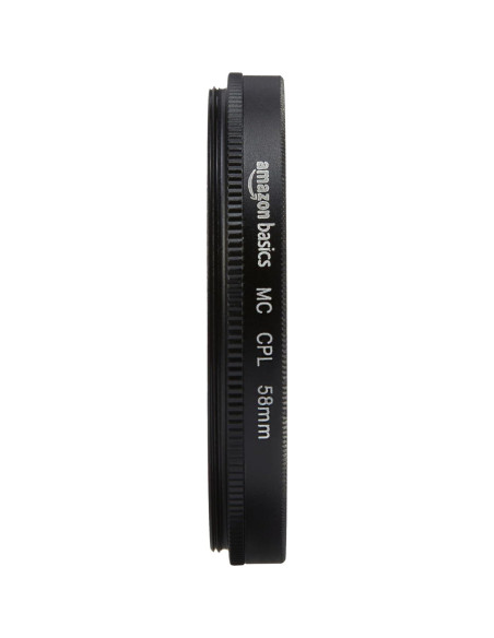 Filtro de lente polarizador circular Amazon Basics 58 mm Filtro de lente polarizador circular Amazon Basics 58 mm