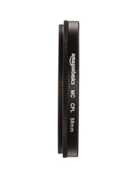 Filtro de lente polarizador circular Amazon Basics 58 mm Filtro de lente polarizador circular Amazon Basics 58 mm