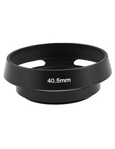 Capucha de Lente 40.5mm Aluminio Negro para Sony y Nikon