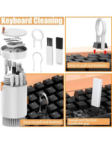 Kit de Limpiador Multifuncional 20 en 1 PRIMOFFICE para Electrónicos