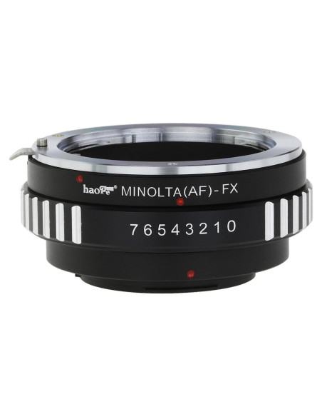 Adaptador de Lente Haoge Konica Minolta MA AF a Fujifilm X Adaptador de Lente Haoge Konica Minolta MA AF a Fujifilm X