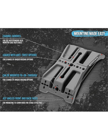 Almohadilla de Hombro KONDOR BLUE Air MKII - Ligera y Ajustable