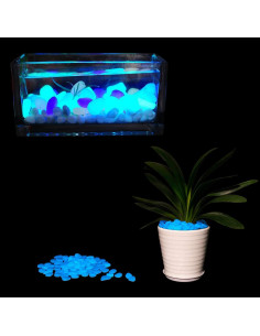 Piedras Brillantes en la Oscuridad OGIFOAHC 100pcs Azul Joya 2