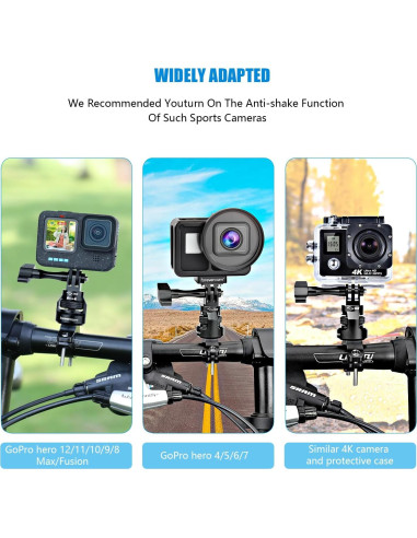 Soporte de Manillar para Bicicleta Forevercam 360 para GoPro