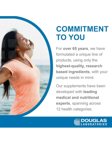 GABA 500 mg Douglas Laboratories | 60 Cápsulas para Sueño y Salud Cerebral