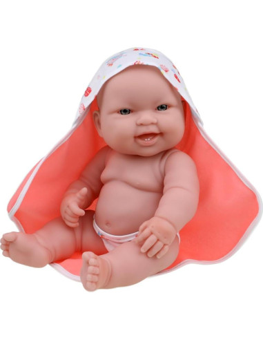 Muñeca Bebé JC Toys 35.56 cm con Set de Baño y Accesorios