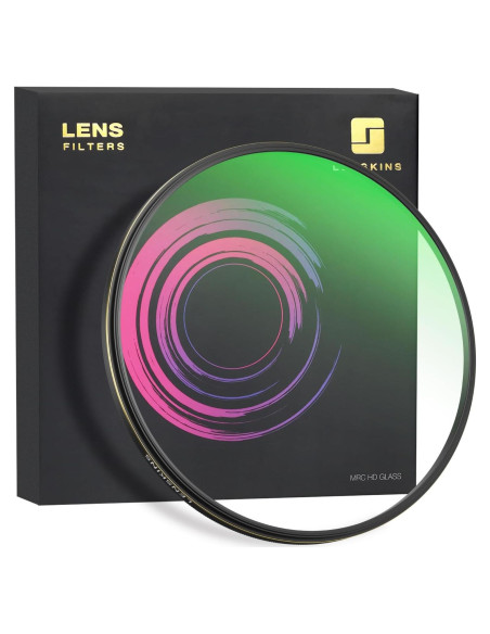 Filtro UV 52mm Lenskins, recubrimiento nano MRC, HD claro Filtro UV 52mm Lenskins, recubrimiento nano MRC, HD claro