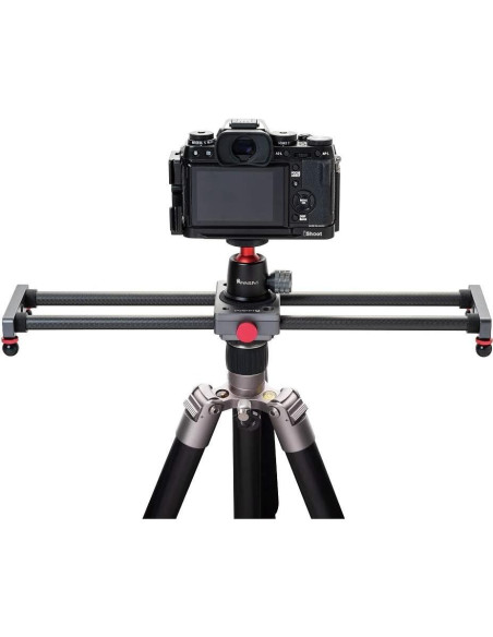 Mini Deslizador de Cámara de Carbono ANNSM 40cm para Smartphone y DSLR Mini Deslizador de Cámara de Carbono ANNSM 40cm para Smartphone y DSLR