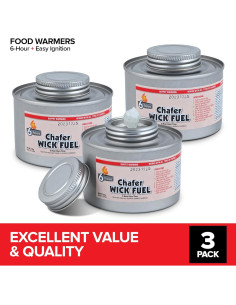 Calentadores de Comida Stock Your Home - Paquete de 3, 6 Horas 2