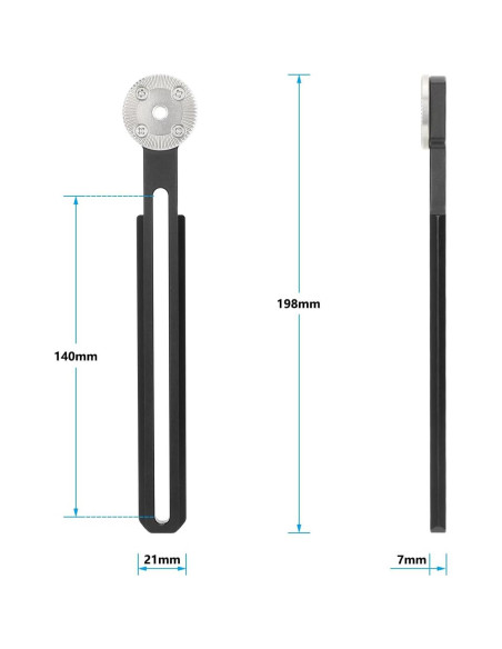 Riel NATO CAMVATE 20 cm con Roseta M6 para Montaje Riel NATO CAMVATE 20 cm con Roseta M6 para Montaje