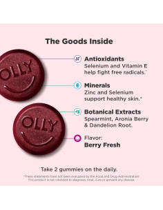 Gomitas OLLY para Piel Perfecta - 50 Unidades, Antioxidantes 2