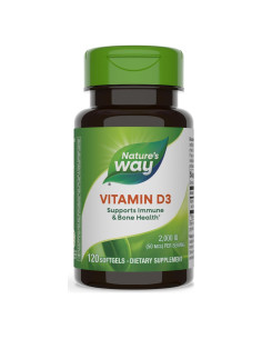 Vitamina D3 Nature's Way Fuerza Extra 2000 UI 120 Gelatinas