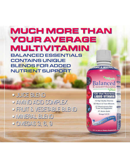 Suplemento Multivitamínico Líquido Wellgenix 2 Paquete 946 ml Muy Baya Suplemento Multivitamínico Líquido Wellgenix 2 Paquete 946 ml Muy Baya