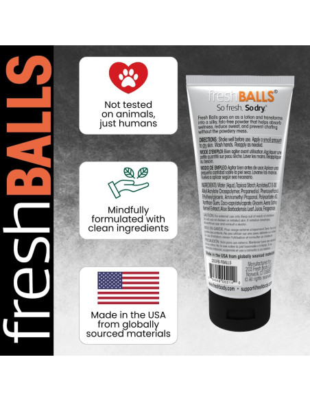 Desodorante para Hombres Fresh Balls 96 g - Libre de Aluminio y Talco Desodorante para Hombres Fresh Balls 96 g - Libre de Aluminio y Talco
