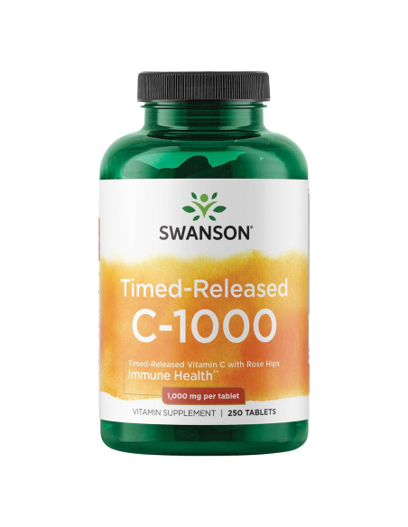 Suplemento de Vitamina C Swanson 1000 mg 250 Tabletas Suplemento de Vitamina C Swanson 1000 mg 250 Tabletas