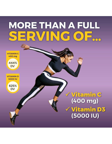 Suplemento Inmunológico Viva Naturals Elderberry 60 Cápsulas
