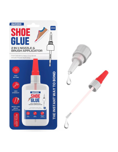 GH1200 Pegamento para Zapatos 20g con Brocha y Boquilla