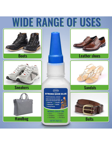 Pegamento para Zapatos SAPBOND 20g - Adhesivo Profesional Rápido Pegamento para Zapatos SAPBOND 20g - Adhesivo Profesional Rápido