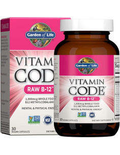 Suplemento Vegano B12 1000mcg + Zinc 30mg Jardín de Vida 2