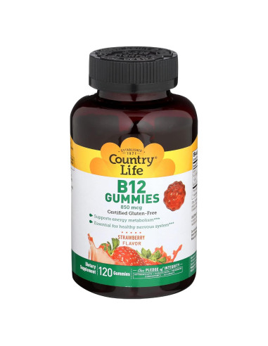 Gomitas de Vitamina B12 Country Life 120 Unidades