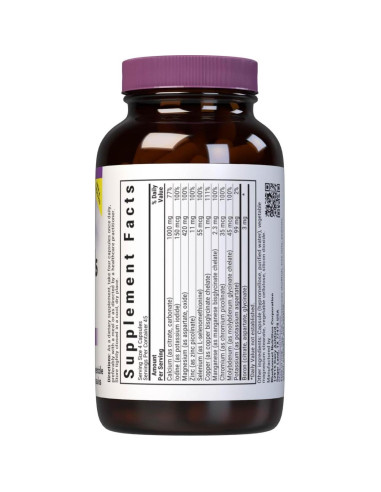 Suplemento Multimineral Bluebonnet Plus Boro 180 Cápsulas Vegetales