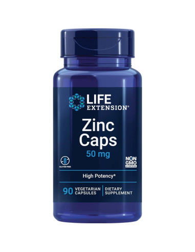 Suplemento Multivitamínico Life Extension + Cápsulas de Zinc 50 mg