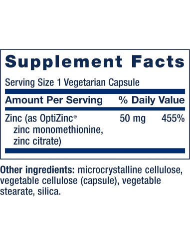 Suplemento Multivitamínico Life Extension + Cápsulas de Zinc 50 mg