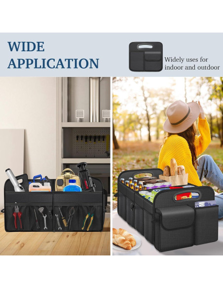 Organizador de Maletero Plegable Femuar TLAF-0142 52L Negro Organizador de Maletero Plegable Femuar TLAF-0142 52L Negro