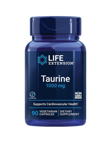 Paquete de Suplementos Life Extension: Bio-Quercetina 30 Cápsulas + Taurina 1000mg 90 Cápsulas