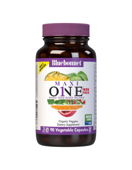 Suplemento Multivitamínico Bluebonnet Maxi One Sin Hierro 90 Cápsulas