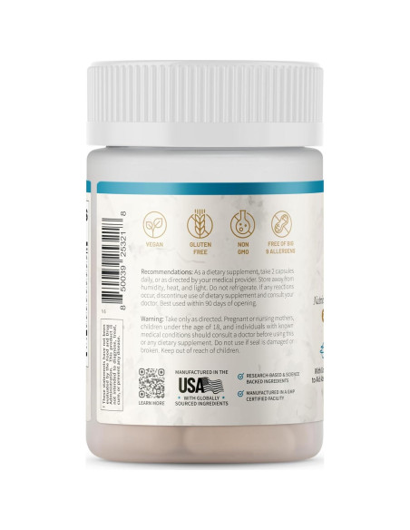 Suplemento de Hierro Natural Snap Supplements 21mg 60 Cápsulas Suplemento de Hierro Natural Snap Supplements 21mg 60 Cápsulas