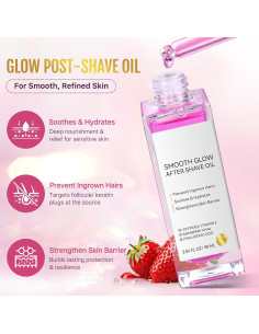 Aceite After Shave Smooth Glow WeiWeiLa 90ml - Hidratante Vegano 2