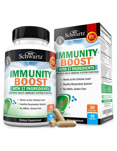 Suplemento Inmunológico BioSchwartz - Vitamina C, Zinc, 90 Cápsulas Suplemento Inmunológico BioSchwartz - Vitamina C, Zinc, 90 Cápsulas