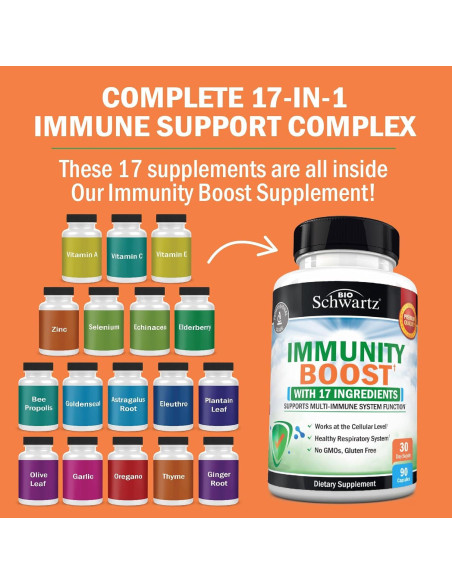 Suplemento Inmunológico BioSchwartz - Vitamina C, Zinc, 90 Cápsulas Suplemento Inmunológico BioSchwartz - Vitamina C, Zinc, 90 Cápsulas