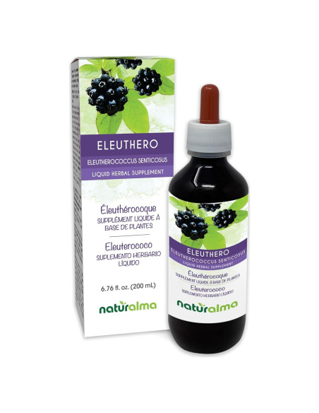 Extracto Líquido de Eleuthero Naturalma 200 ml - Suplemento Vegano Extracto Líquido de Eleuthero Naturalma 200 ml - Suplemento Vegano