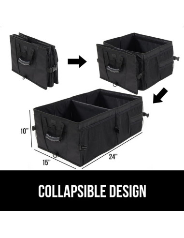 Organizador de Maletero GORILLA GRIP Plegable Resistente al Agua