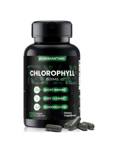 Cápsulas de Clorofila 1500mg QIN SHAN TANG - 120 Veganas