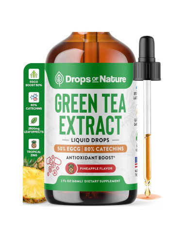 Extracto de Té Verde 10:1 Gotas 60ml - Gotas de Naturaleza