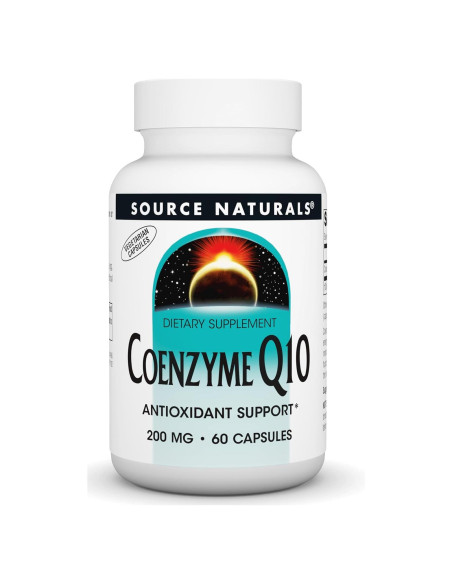 Coenzima Q10 Source Naturals 200 mg 60 Cápsulas Vegetarianas Coenzima Q10 Source Naturals 200 mg 60 Cápsulas Vegetarianas