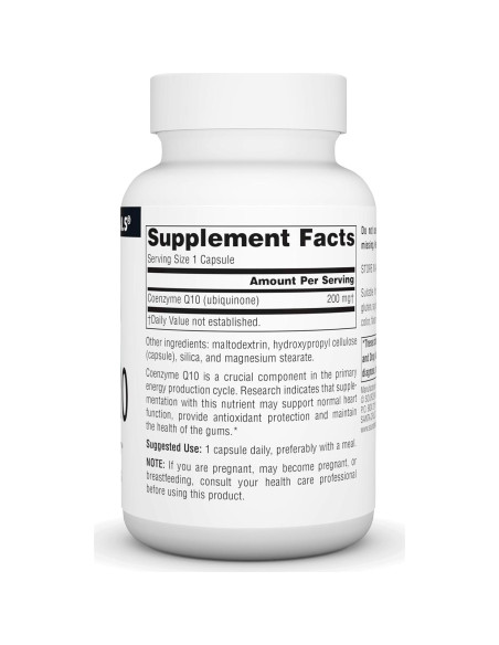 Coenzima Q10 Source Naturals 200 mg 60 Cápsulas Vegetarianas Coenzima Q10 Source Naturals 200 mg 60 Cápsulas Vegetarianas