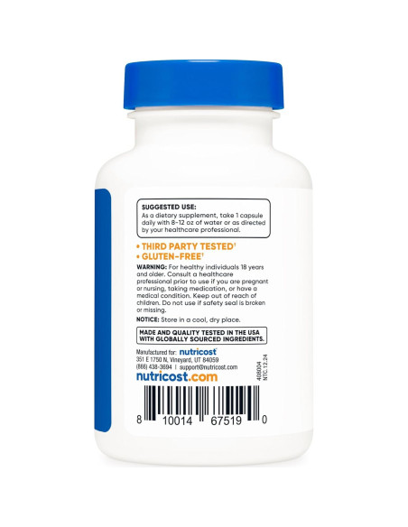 Nutricost CoQ10 100mg 120 Cápsulas Vegetarianas Alta Absorción Nutricost CoQ10 100mg 120 Cápsulas Vegetarianas Alta Absorción