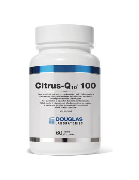 Coenzima Q10 Douglas Laboratories 60 tabletas masticables sabor cítricos