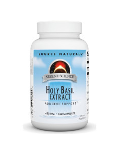 Extracto de Albahaca Sagrada Source Naturals 450mg 120 Cápsulas