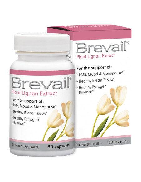 Cápsulas Brevail Barlean's 50mg Lignanos SDG Salud Seno 30u Cápsulas Brevail Barlean's 50mg Lignanos SDG Salud Seno 30u
