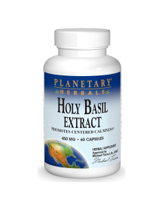 Cápsulas de Albahaca Sagrada Planetary Herbals 60 Unidades