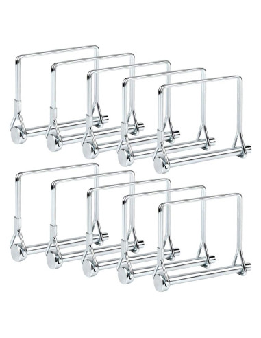 Pasador de bloqueo de eje cuadrado Comonc 6.3mm x 70mm 10 PCS
